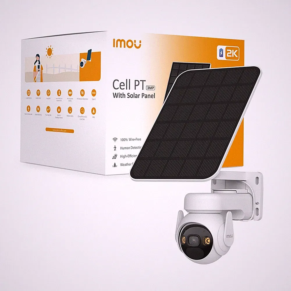 IMOU IPCam Cell PT 3MP WLAN 2K Solarpanel