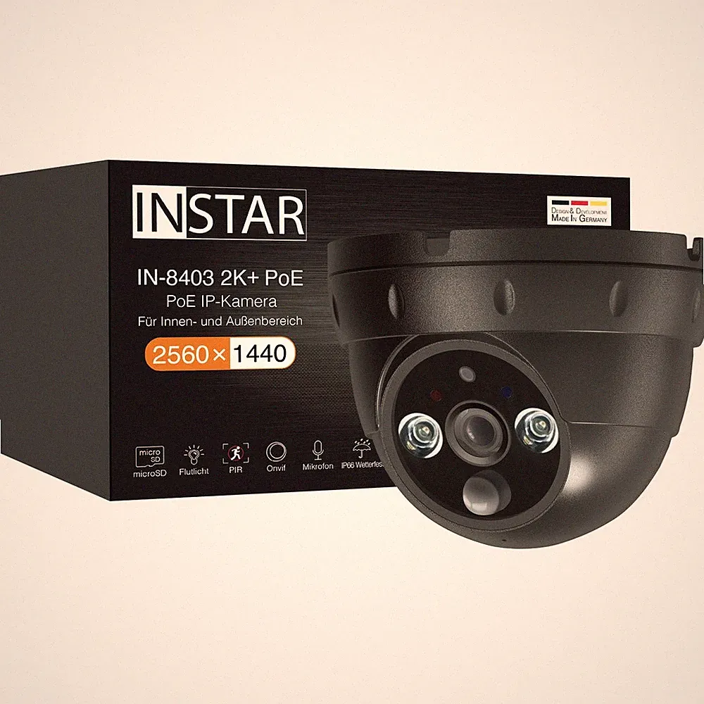 INSTAR IN-8403 2K+ POE sw 14081 LAN IP Überwachungskamera 2560 x 1440 Pixel