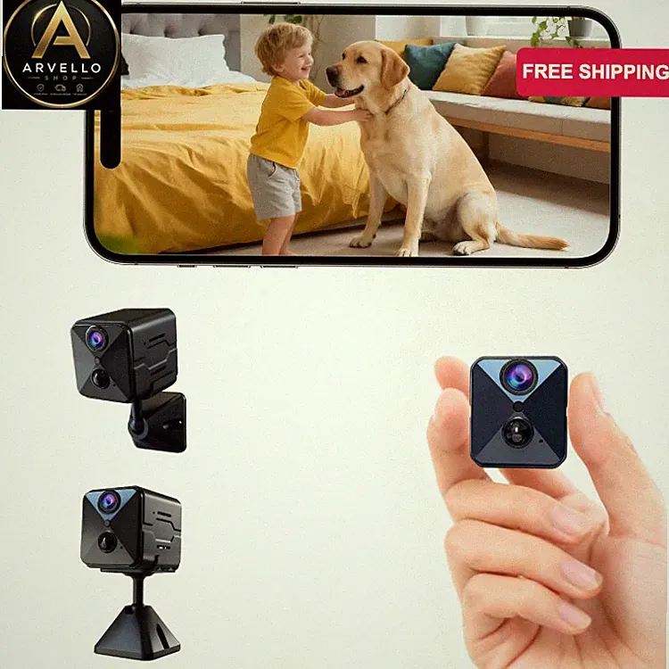 Javiscam E7 Überwachungskamera 4K QHD mit 2800 mAh Akku, PIR-Bewegungserkennung