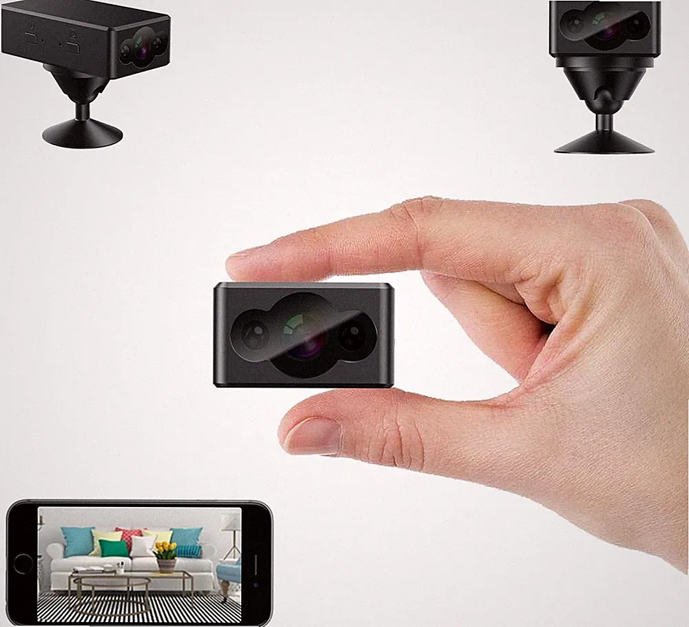 mini-kamera, wlan-überwachungskamera für innen- und außenbereich
