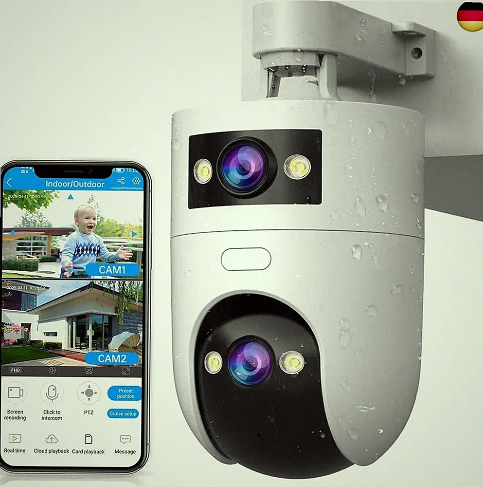 JOOAN 2K/3MP WLAN Außenkamera