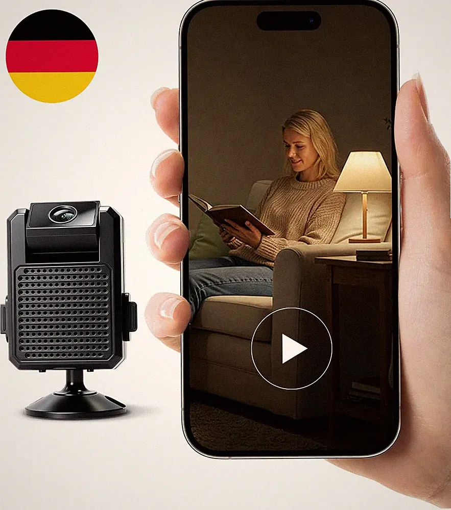 Kabellose Mini-Wlan-Überwachungskamera 2K