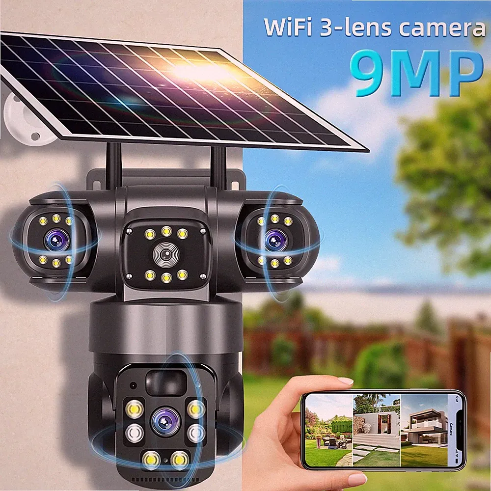 KEPEAK SmartCam 3 Lens Solar PTZ 9MP