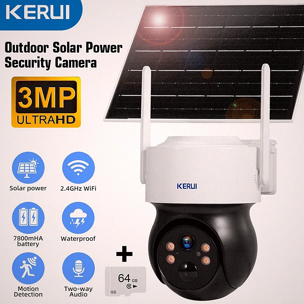 KERUI Solar WLAN Kamera 3MP