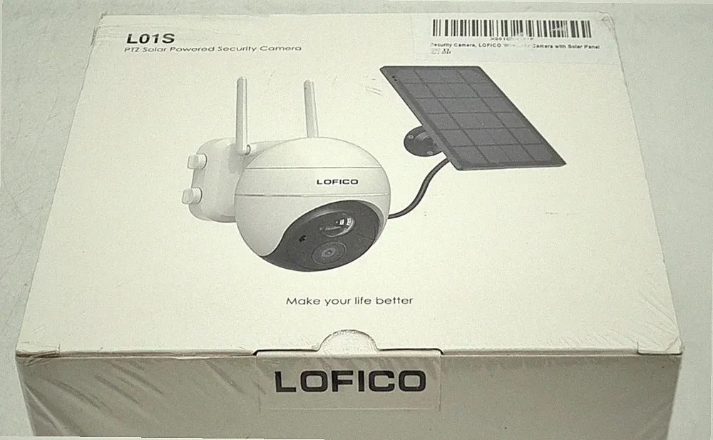 LOFICO L01S PTZ batteriebetriebene Überwachungskamera mit Solarpanel - Neu