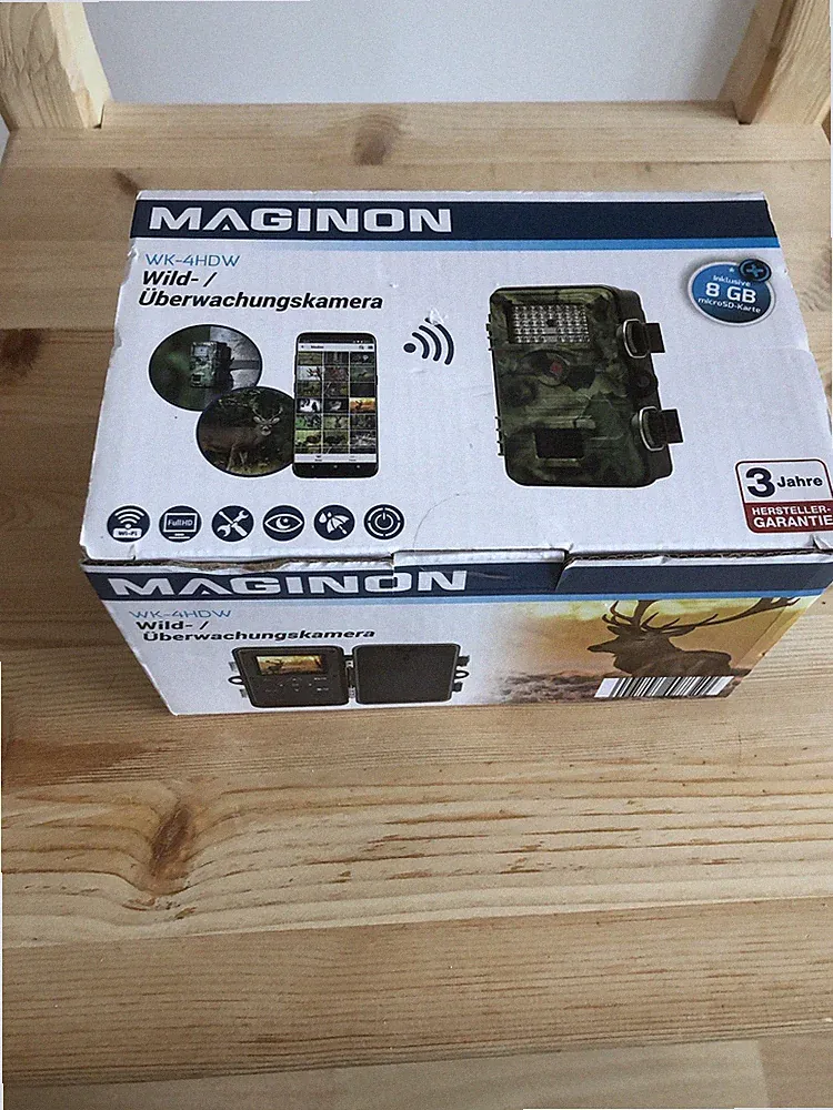 MAGINON WK-4HDW Wifi WLAN Außen Wild Überwachung Kamera IP-54 neu OVP