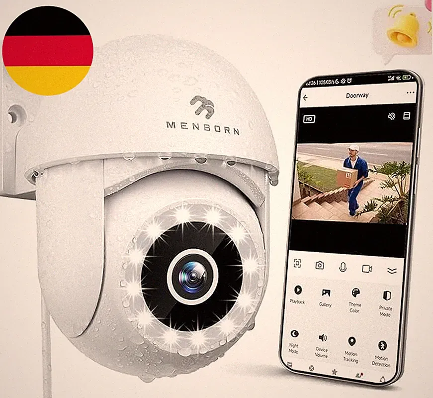 überwachungskamera aussen 360 grad wlan
