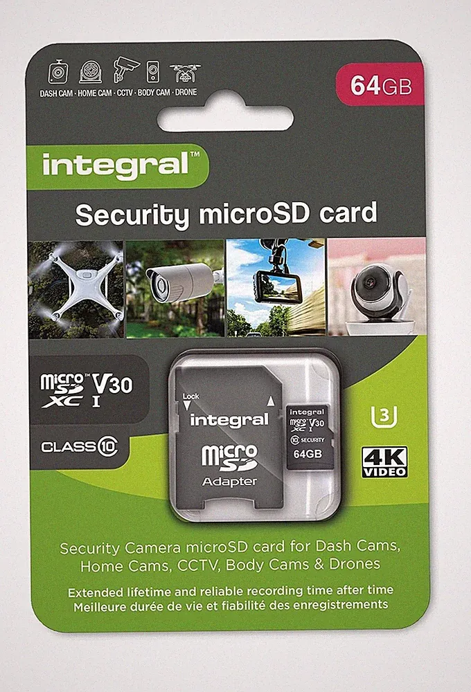 micro sd karte 64gb für überwachungskamera