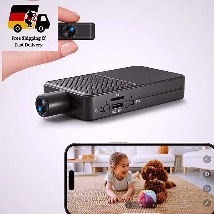Mini WLAN Kamera 1080p Akku
