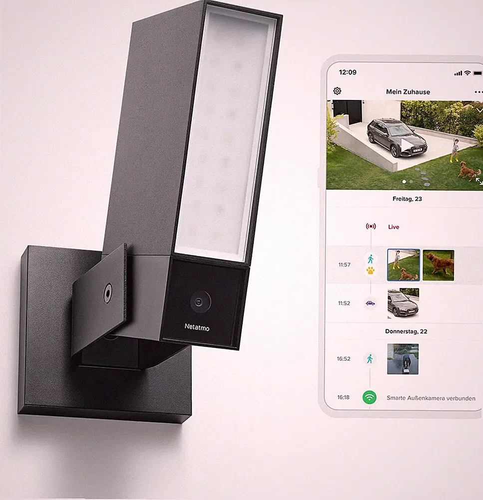 Netatmo NOC01-AMZ Smart Außenkamera WLAN 1080p