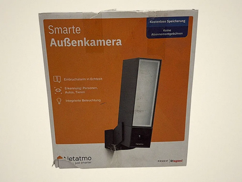 Netatmo Überwachungskamera Smart Outdoor Security Wi-Fi mit Licht NOC01-UK