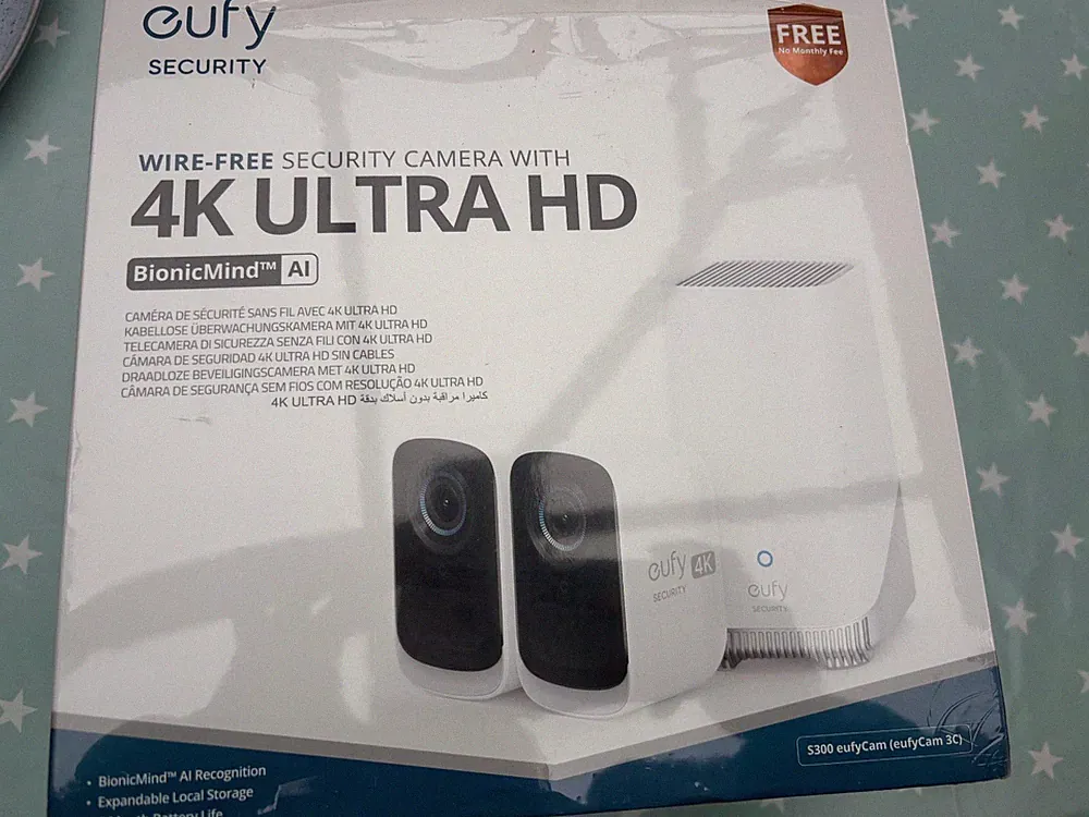 NEU UND VERPACKT versiegelt eufy S300 eufyCam3C 2-Cam Kit Überwachungskamera Außen kabellos 4K