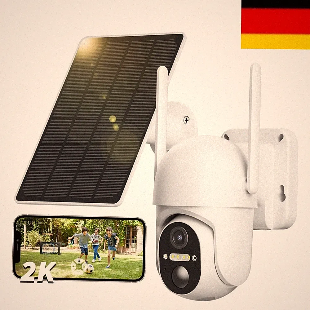 Nuasi RBX-S40 2K Solar Überwachungskamera