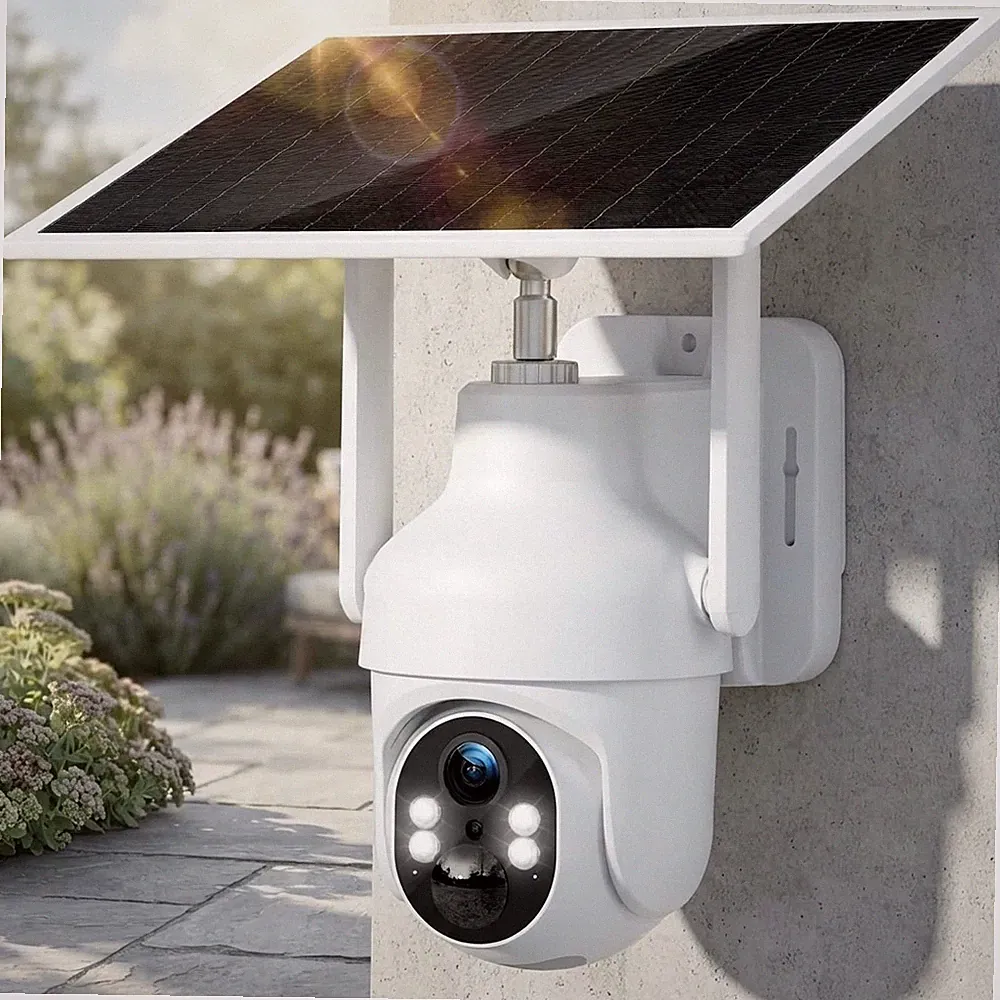 Outdoor Funk Überwachungskamera 2K HD, 4G LTE, solarbetrieben & Bewegungsalarme