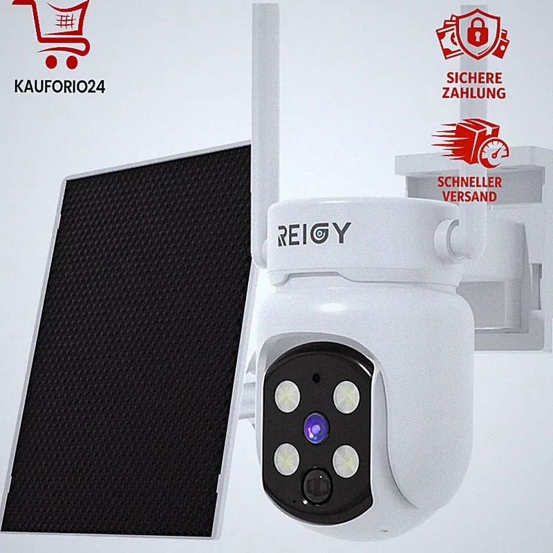REIGY 4MP WLAN Solar Kamera
