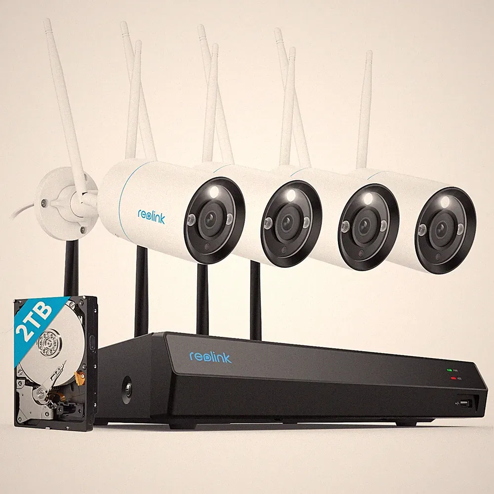 Reolink 12CH 2TB NVR 4K WiFi Set