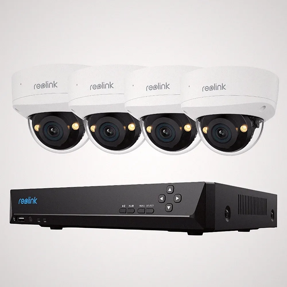 Reolink 12MP IK10 Überwachungssystem 145° Blickwinkel PoE IP Kamera Aussen Set