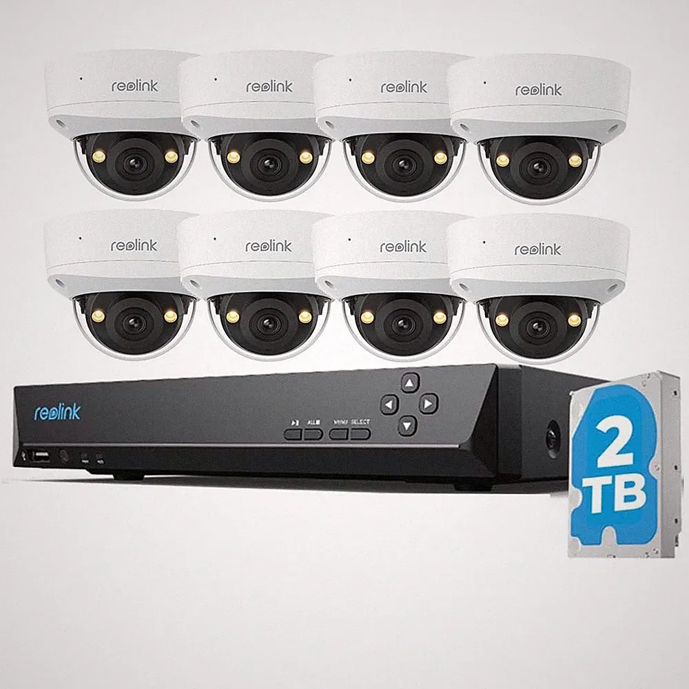 Reolink 12MP Set 8CH 2TB NVR mit 1240A