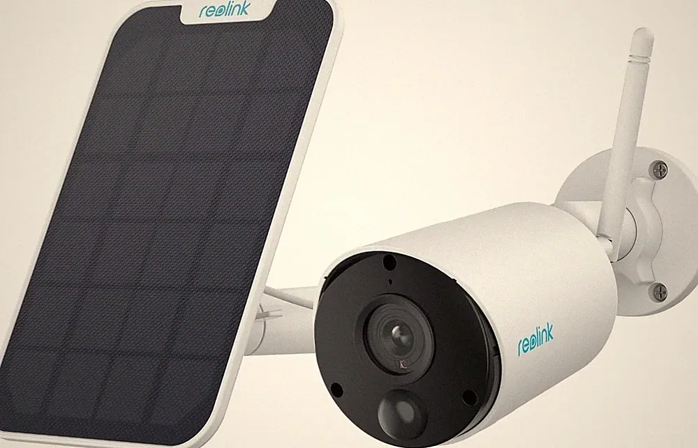 Reolink 2K Überwachungskamera Aussen Akku, Kabellose Solar WLAN Kamera Outdoor m