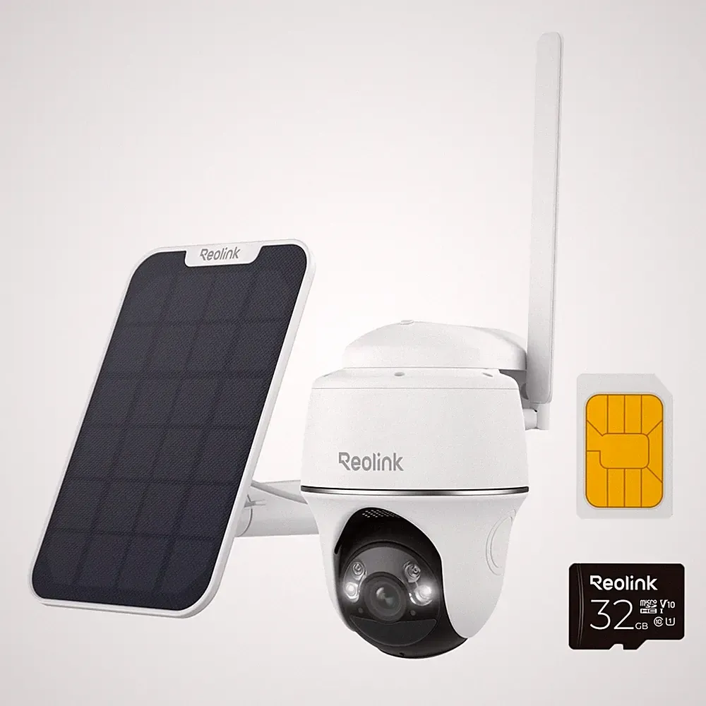 Reolink 4G LTE Cellular Outdoor Überwachungskamera 32GB SD-Karte ohne WiFi Security