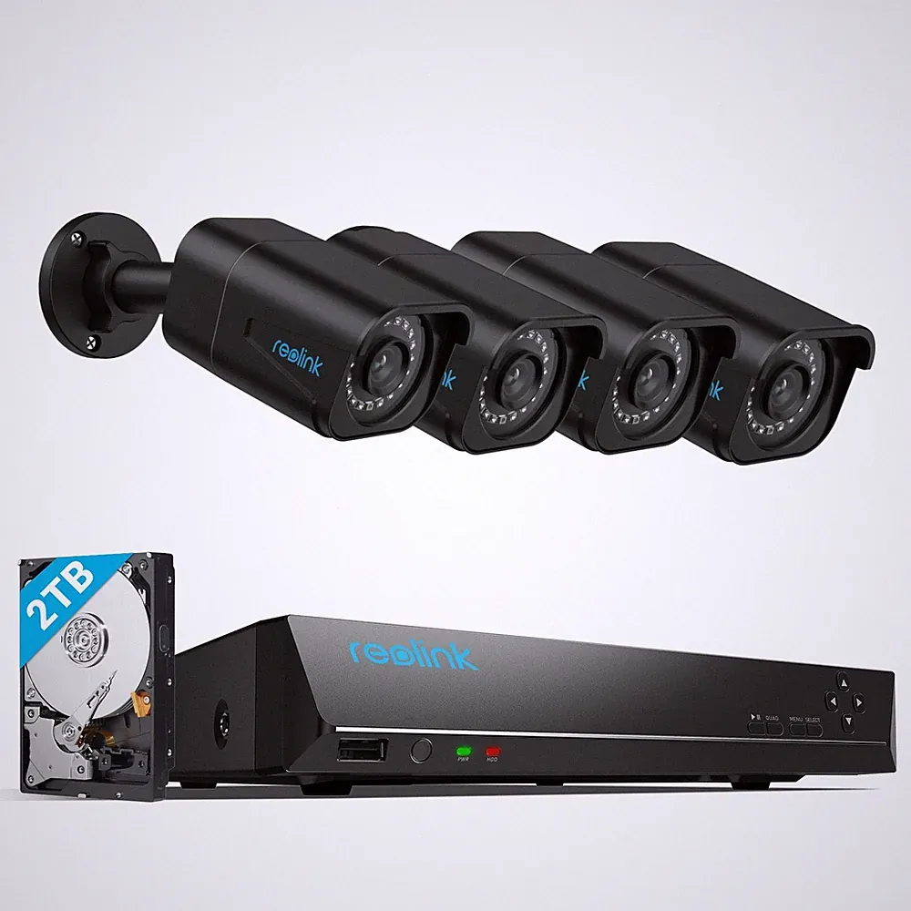 Reolink 4K 8MP PoE IP Kamera Set mit 2TB NVR