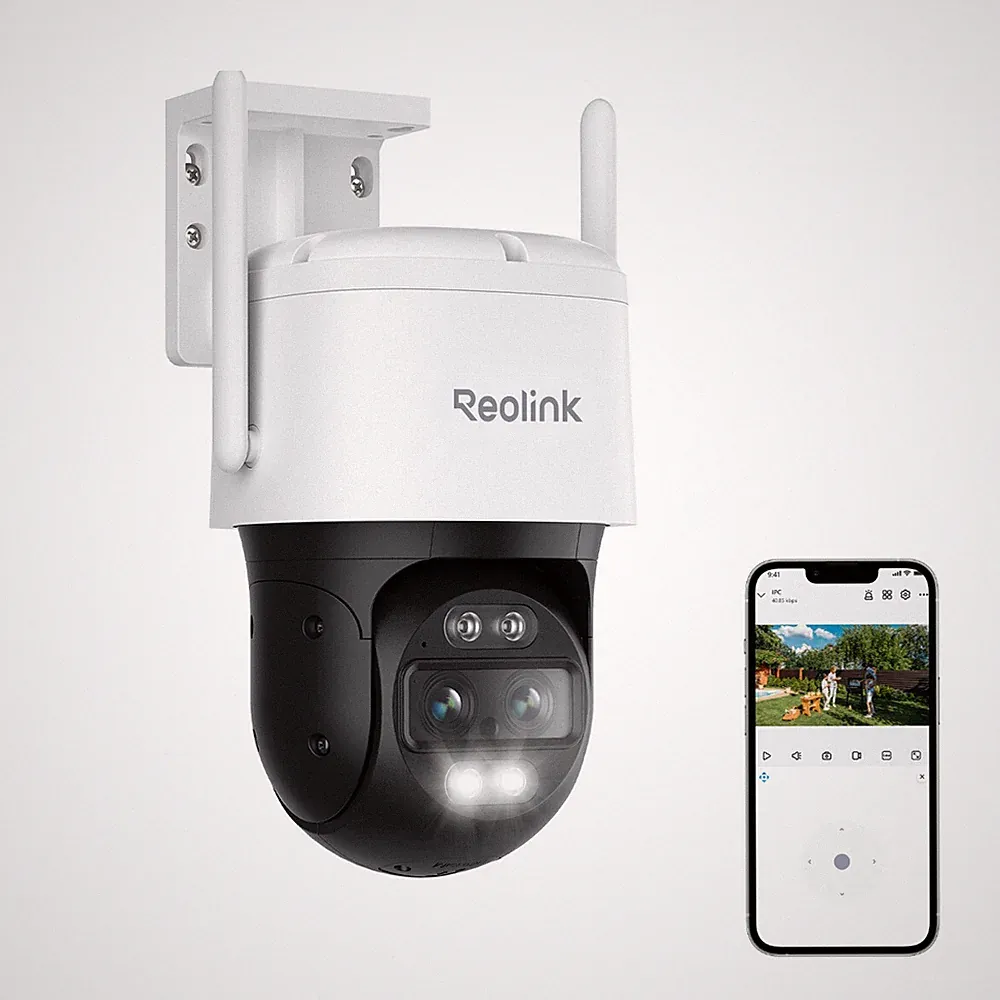 Reolink 4K 8MP PTZ WLAN Überwachungskamera Aussen Dual-Objektiv TrackMix WiFi
