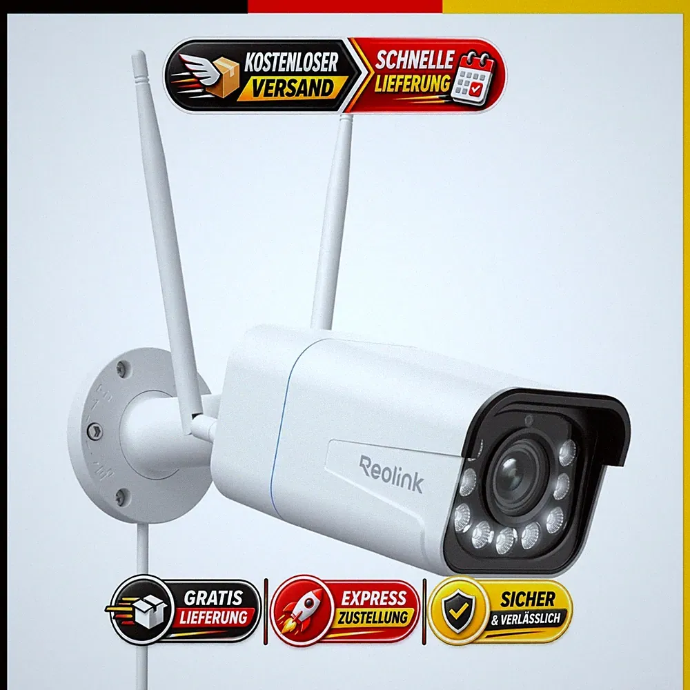 Reolink 4K 8MP Wi-Fi 6 Überwachungskamera Aussen 5X Optischer Zoom RLC-811WA