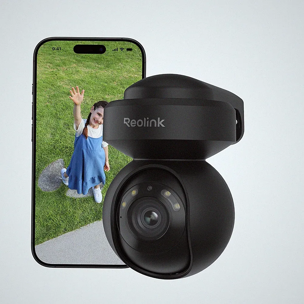 Reolink 4K PTZ Überwachungskamera Aussen WLAN 3X Optischem Zoom 355º Pan 50ºTilt