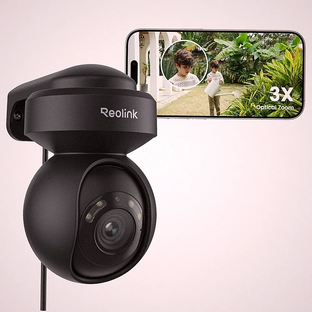 Reolink 5MP PTZ Kamera E1 Outdoor 2,4/5GHz WiFi CCTV Überwachungskamera mit 3X