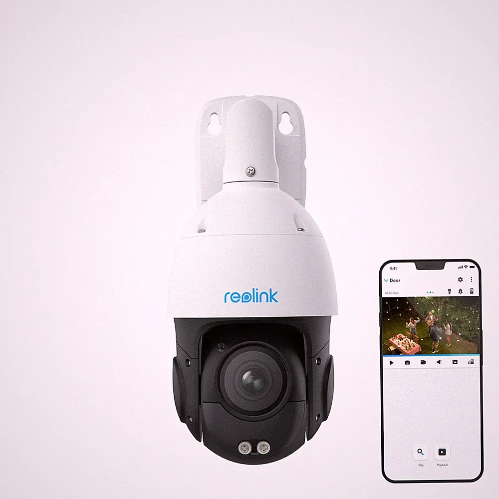Reolink 823S2 4K PoE Überwachungskamera Aussen 16X Optischem Zoom Auto-Tracking