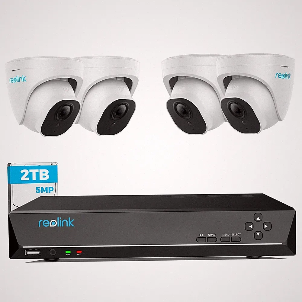 Reolink 8CH 2TB NVR 5MP Set