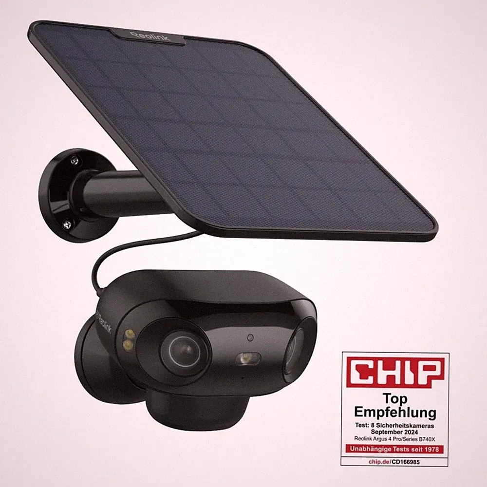 Reolink Argus 4 Pro 4K Solar Überwachungskamera