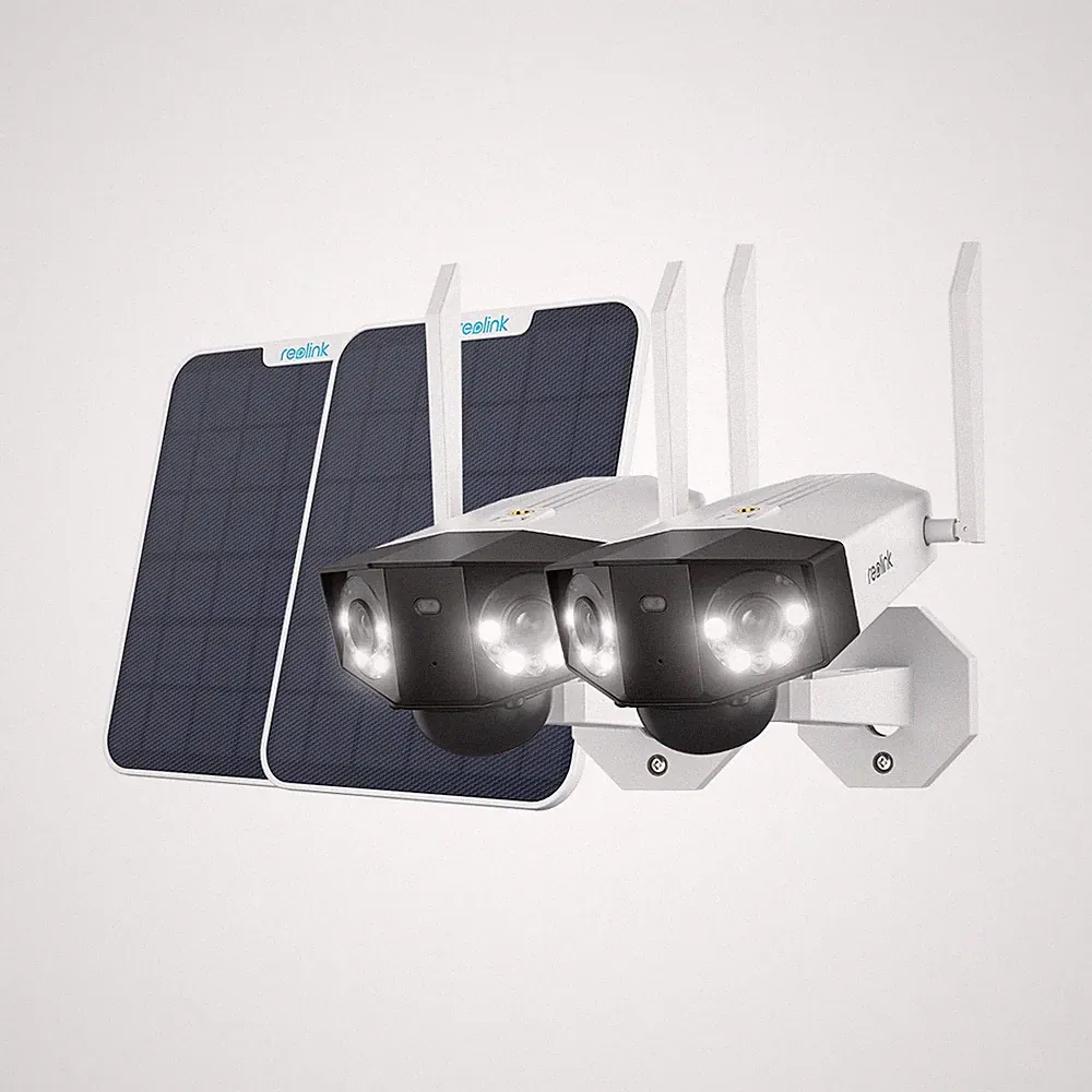 Reolink Duo 2 Überwachungskamera Aussen Dual-Lens Farbnachtsicht 6W Solarpanel