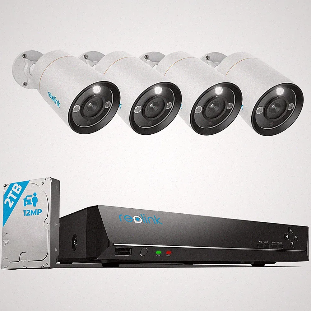 Reolink RLK8-1200B4-A 12MP NVR Set