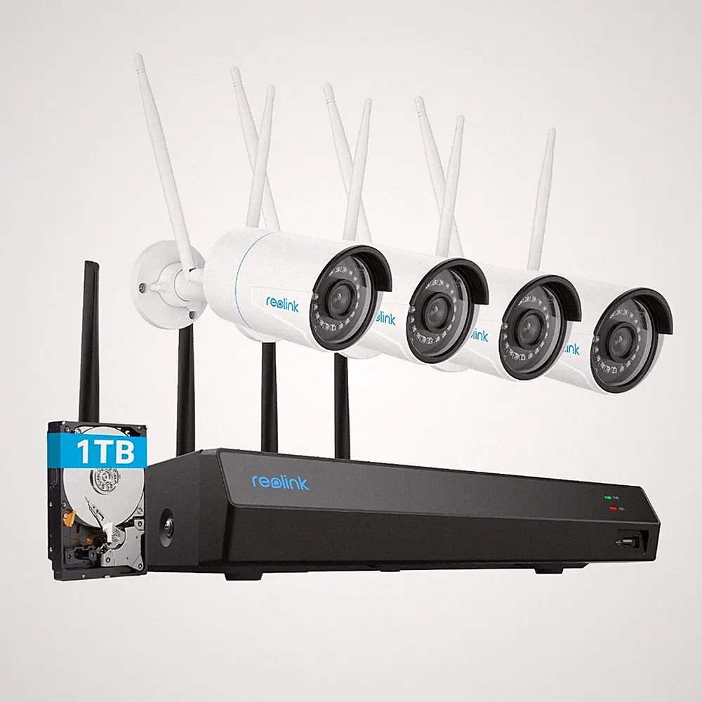 Reolink 12CH WLAN NVR Set mit 1TB HDD