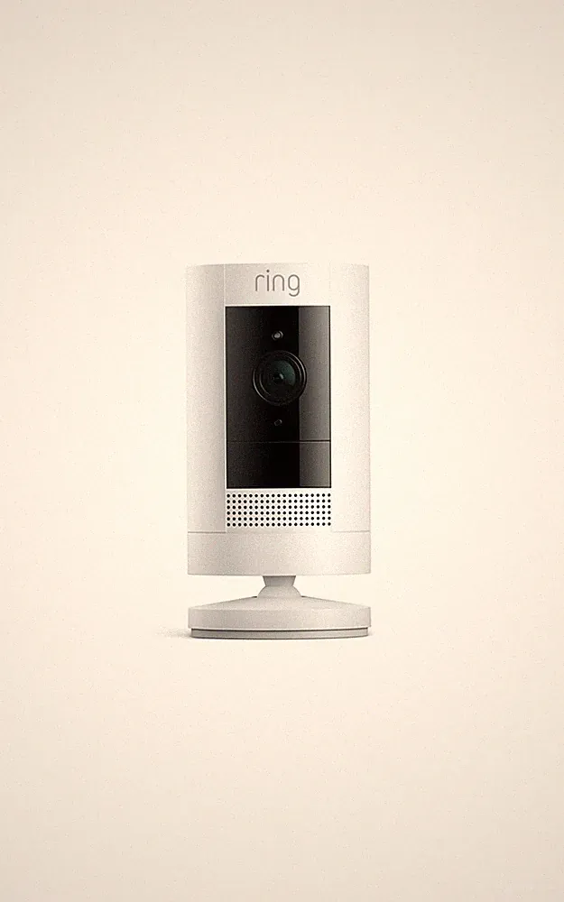 Ring Außenkamera Akku Stick Up Cam Battery Überwachungskamera mit alexa
