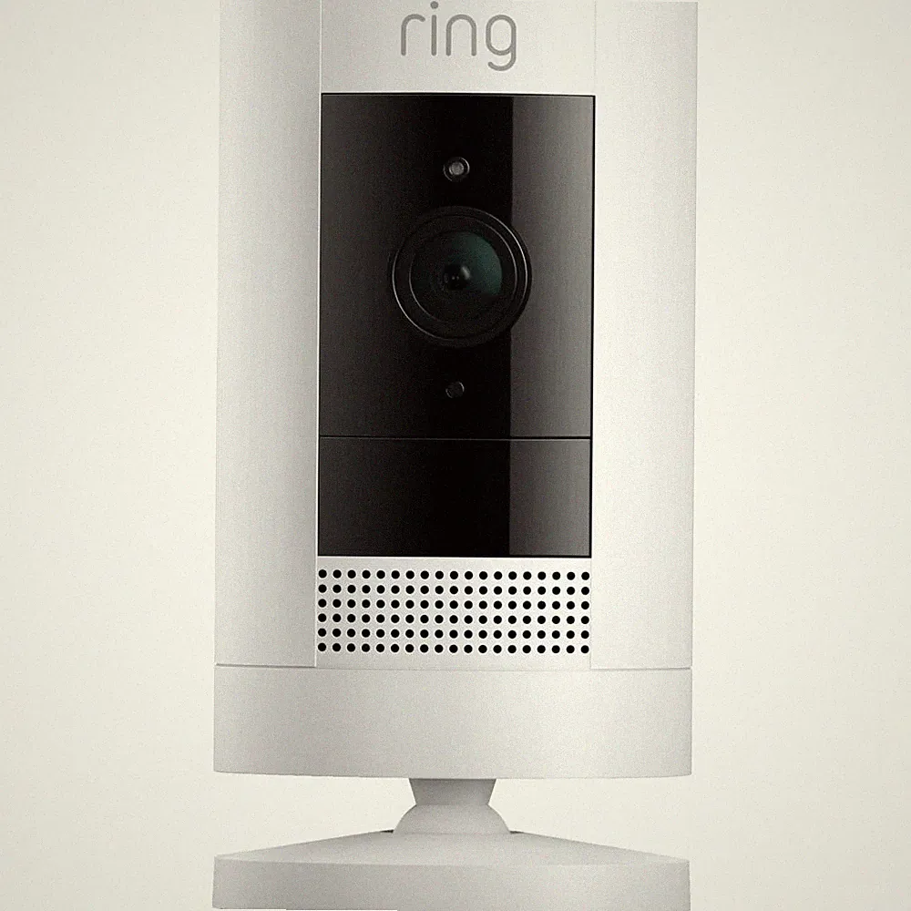 Ring Stick Up Cam Battery Außenkamera Weiß (Innen + Außen)