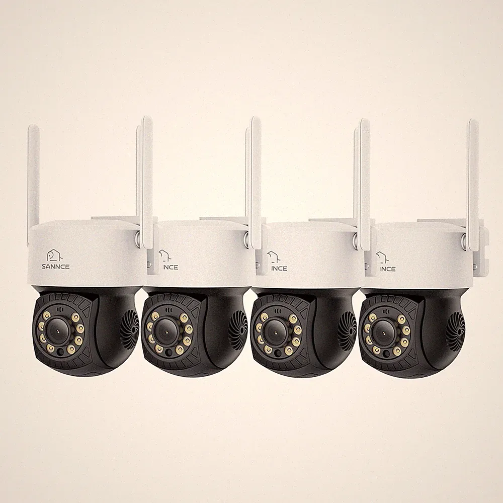 SANNCE 3K 5MP WLAN 360° PTZ IP Kamera Set