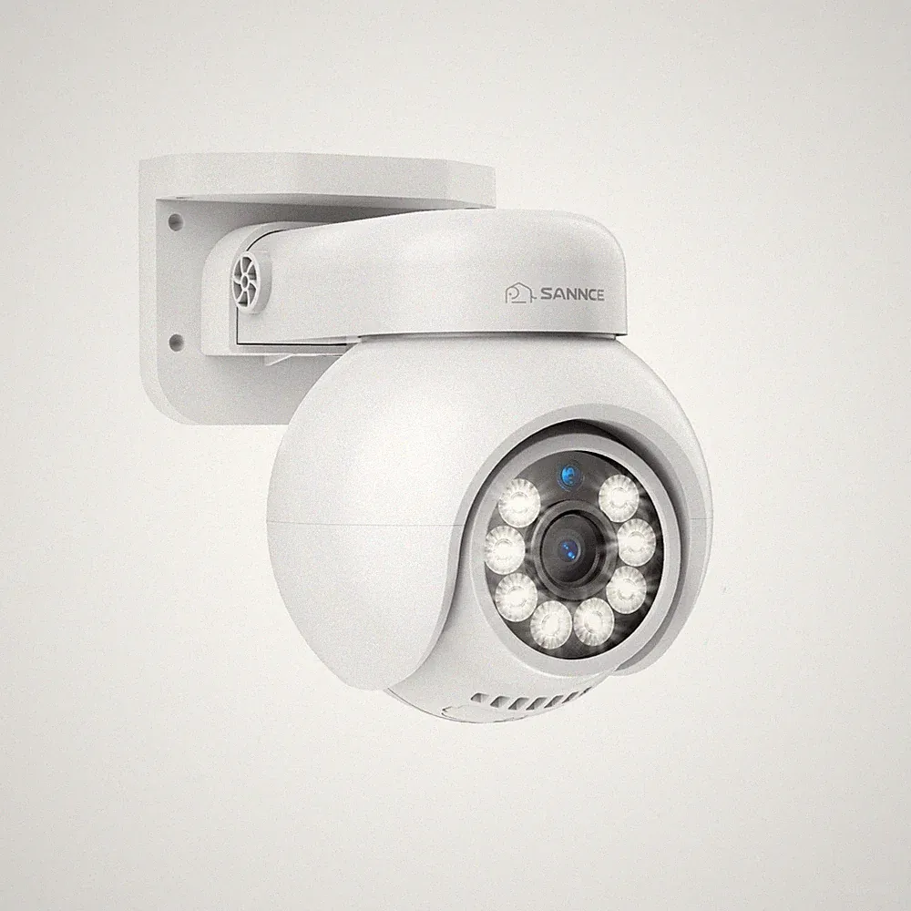 SANNCE 4K POE AI Überwachungskamera 8MP PT Auto Tracking Nachtsicht 2-Wege-Audio