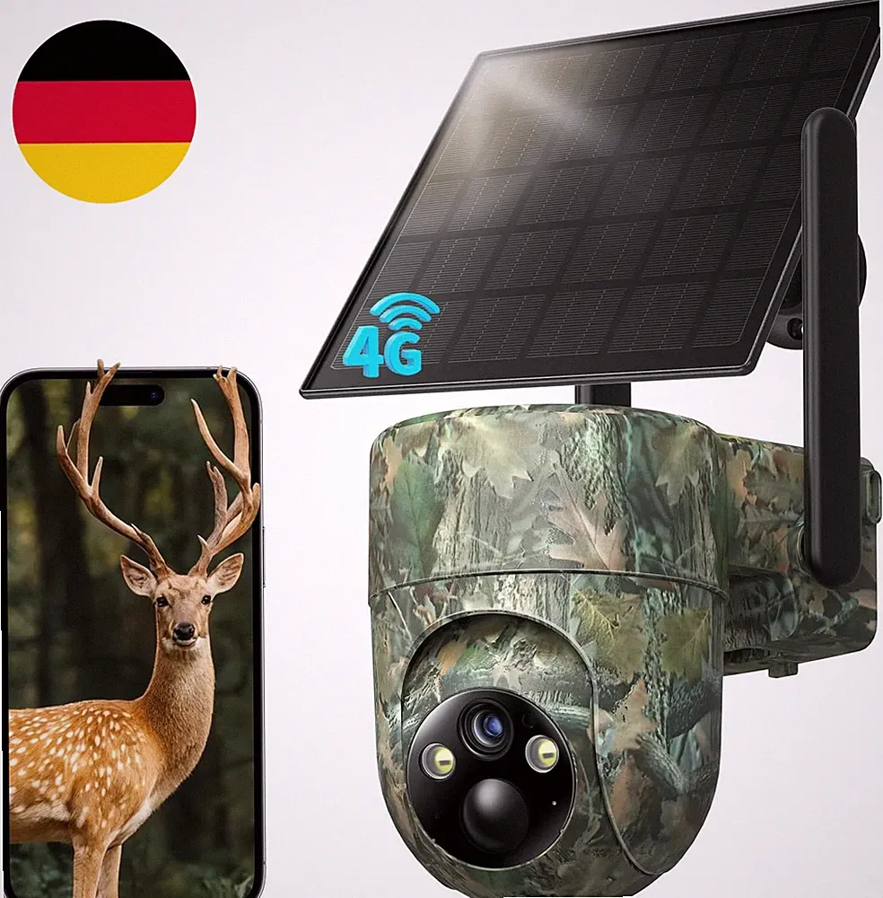 SEHMUA 4G Wildkamera Solar