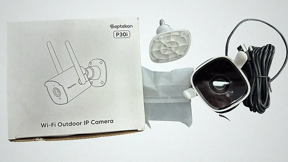 Septekon P30i Outdoor Überwachungskamera 1080P WiFi IP66 Nachtsicht kabellos