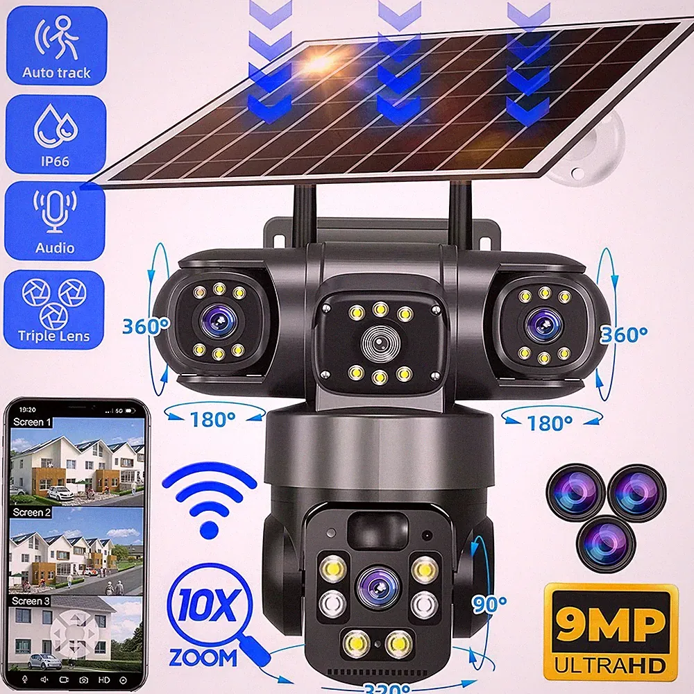 überwachungskamera außen solar