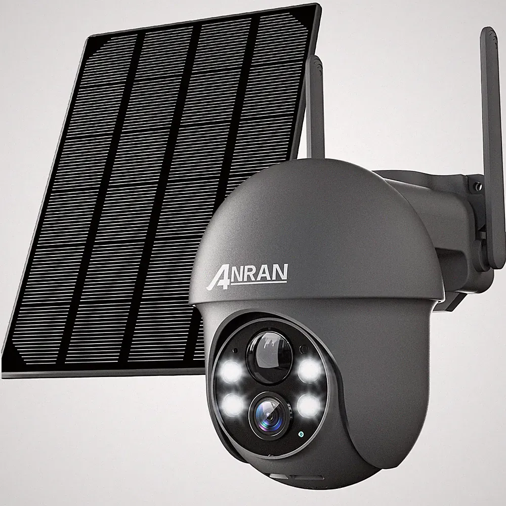 Solar Akku Überwachungskamera Außen WLAN 3MP PTZ