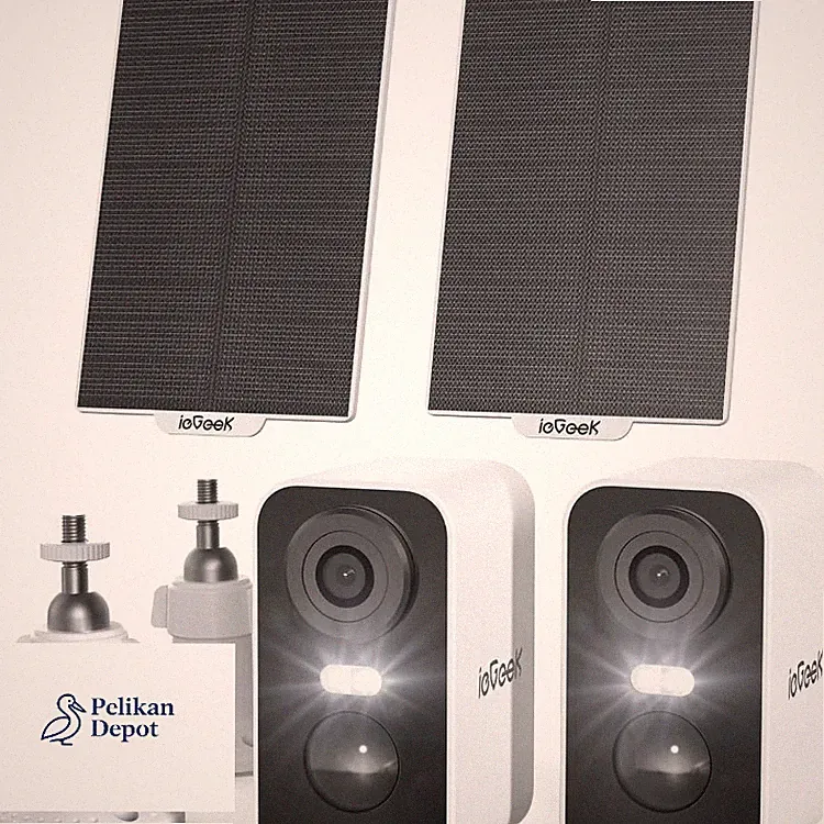 Solar Außen Überwachungskamera 5200mAh Akku P ieGeek 2