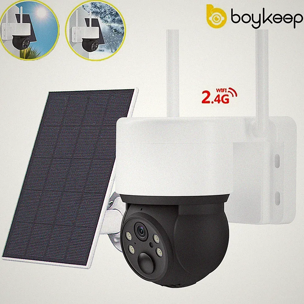 Solar Kamera FUNK ÜBERWACHUNGSKAMERA IP66 Outdoor WLAN WIFI IP CAMERA AUßEN