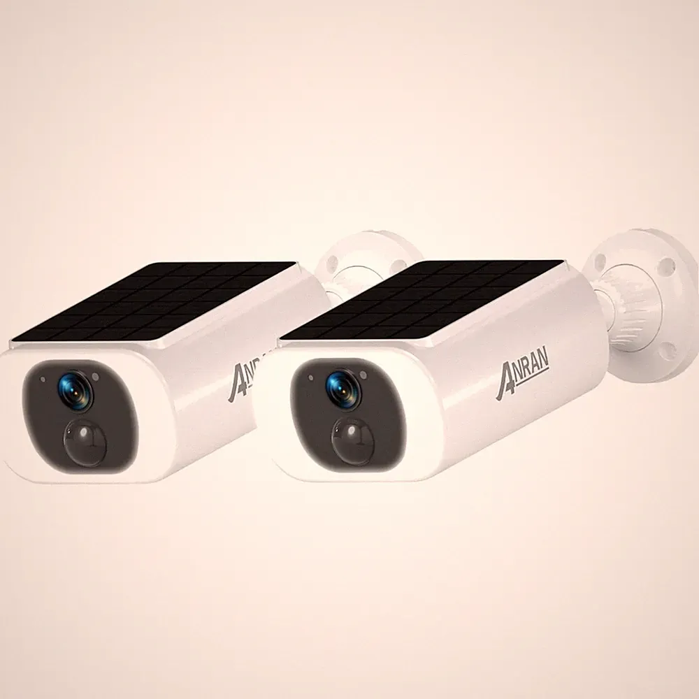 Solar Überwachungskamera Kabellos WLAN 2K Nacht IR Alexa