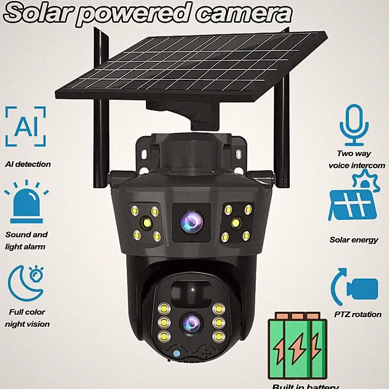 Solar WLAN Überwachungskamera 1080p