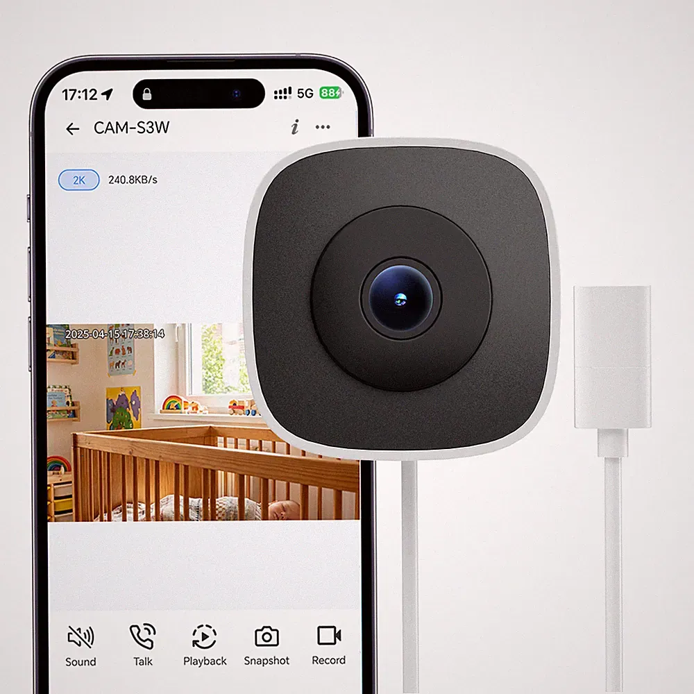 SONOFF CAM-S3W 2K 3MP Fensterkamera WLAN-Überwachungskamera KI-Personenerkennung
