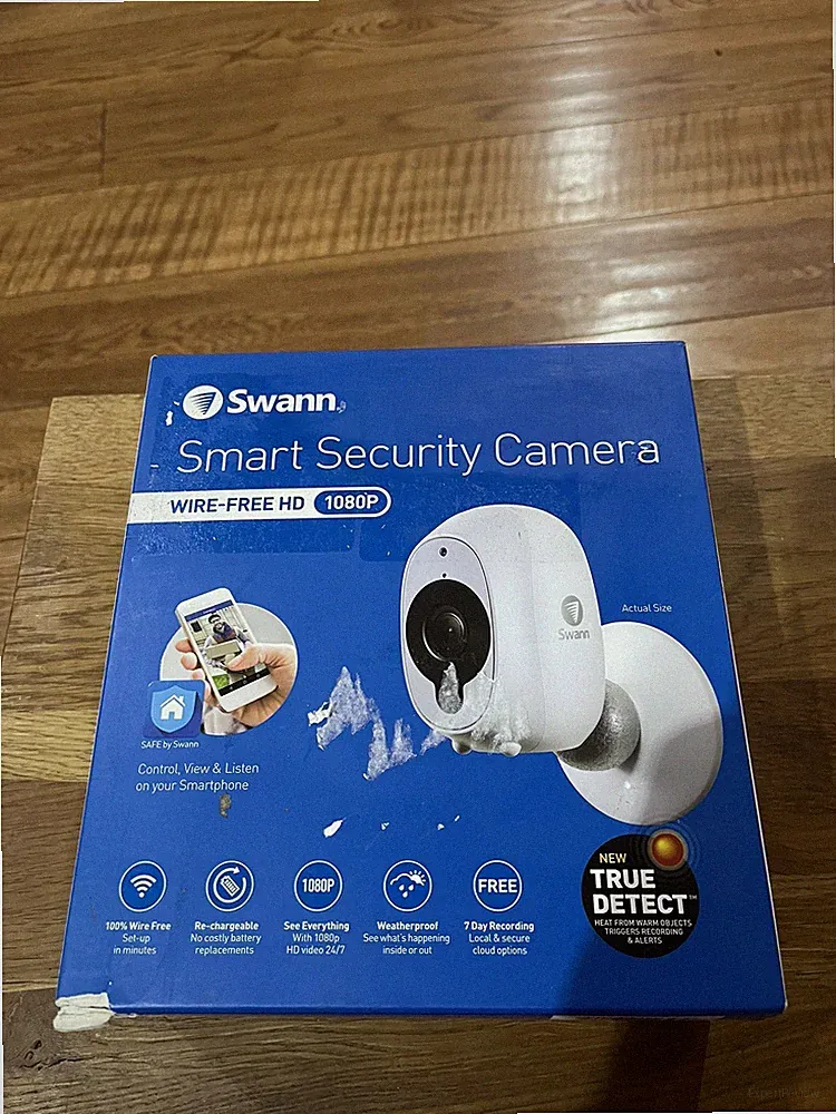 Swann Smart Wireless Überwachungskamera 1080p HD Audio PIR Wärme Bewegungssensor IP65
