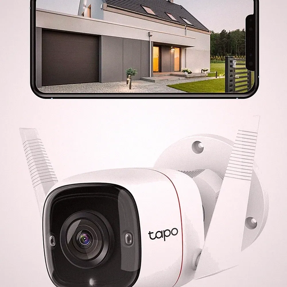 Tapo C310 Überwachungskamera Außen 3MP WLAN Nachtsicht Bewegungserkennung